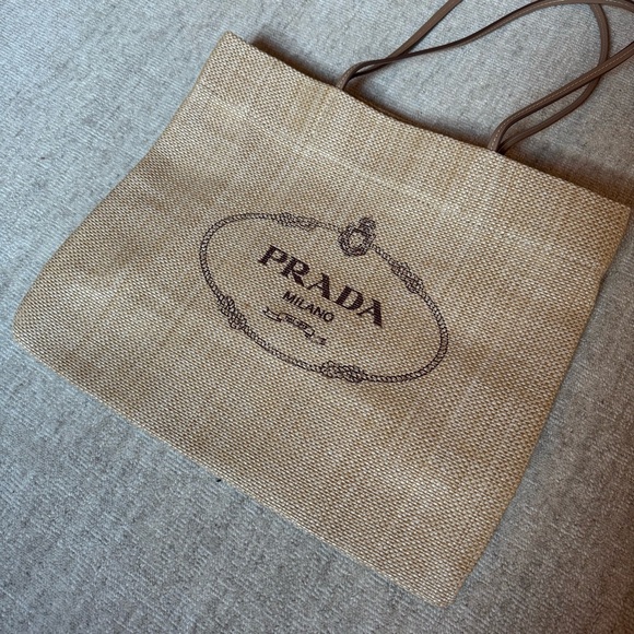 New! Prada Raffia Beach Tote - St. Barths exclusive. Never used! - Picture 10 of 13
